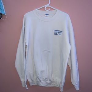Oversized White Crewneck